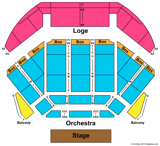 Tilles Center For The Performing Arts Seating Chart